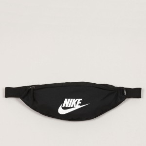 Nike Heritage Hip Pack Black White